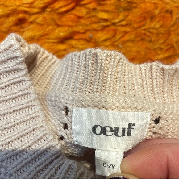 OEUF sweater vest with heart details. - Picture 3 of 4